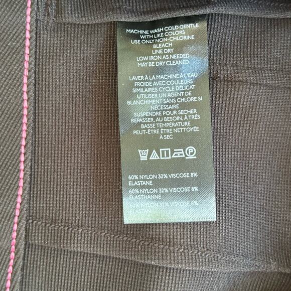 NWT Maeve Anthropologie The Colette Knit Pants Size 32 Black Cropped - Picture 10 of 12